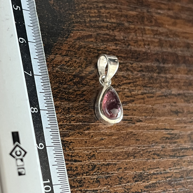 Pendentif en argent et Tourmaline incroyable !