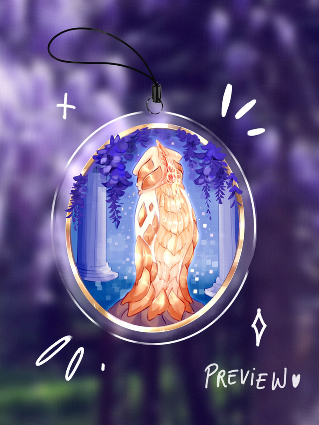 R18 Glycine - Phone Charm