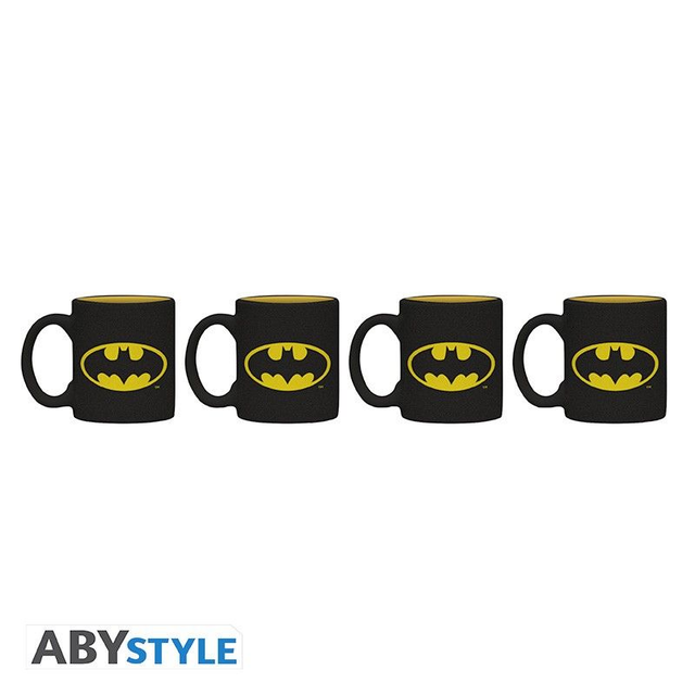 Tazza - DC COMICS - Set 4 espresso mugs - Batman Iconic