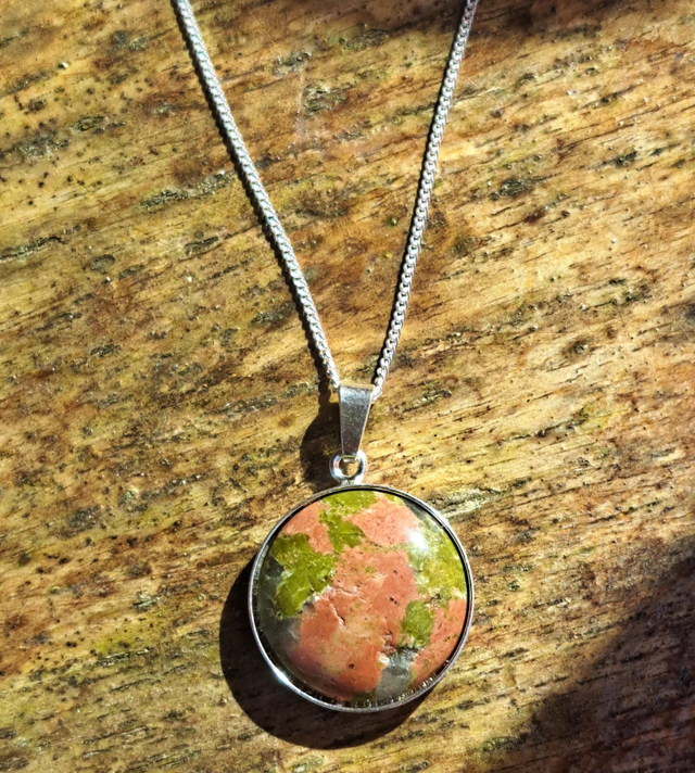 Unakite Pendant 
