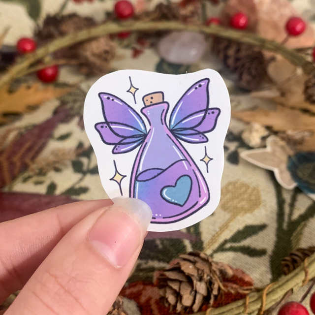 Sticker - Fiole funky violet