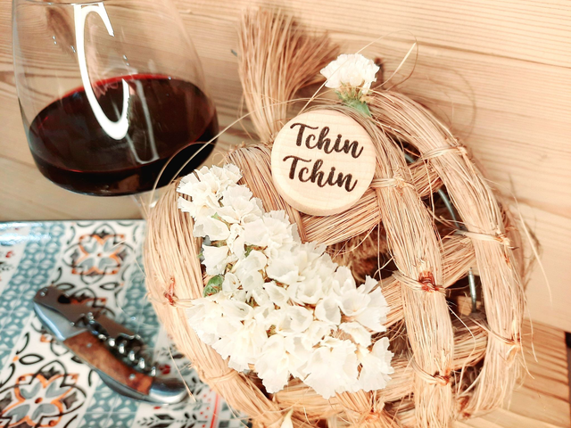 Bouchon en Bois et Liège - &quot; Tchin Tchin &quot;