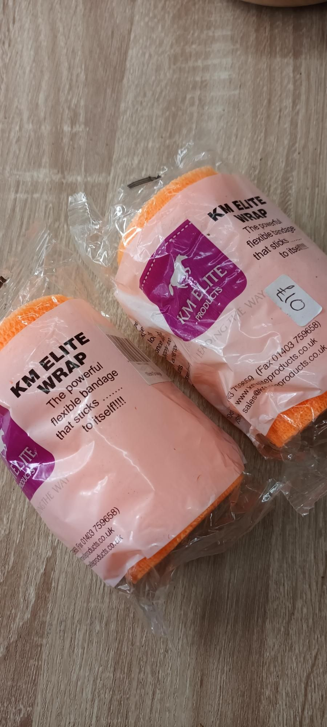 Large neon orange vet wrap 