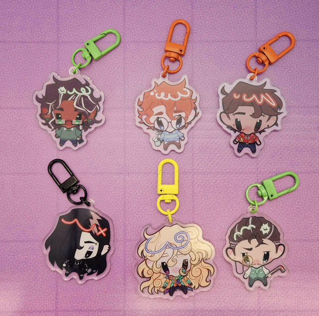 The Magnus Archives Silly Little Guy Keychains