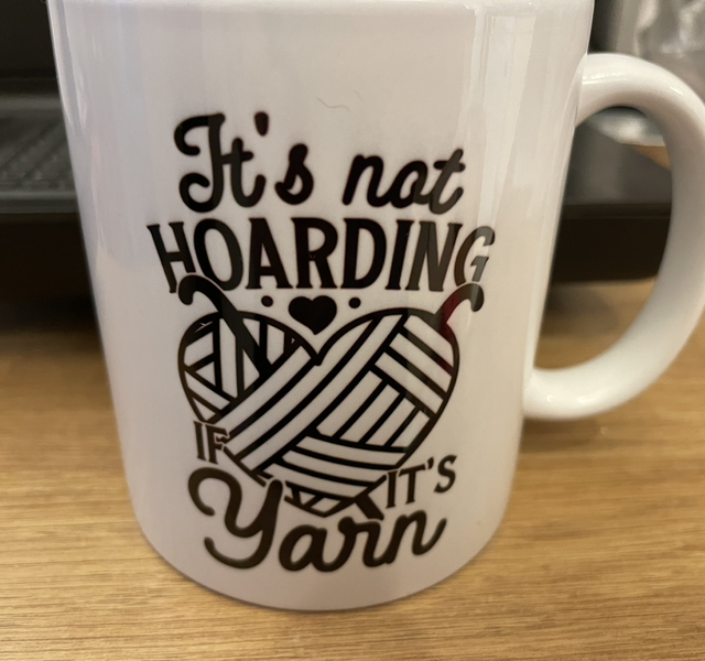 Actually Yarn Mug not hoarding