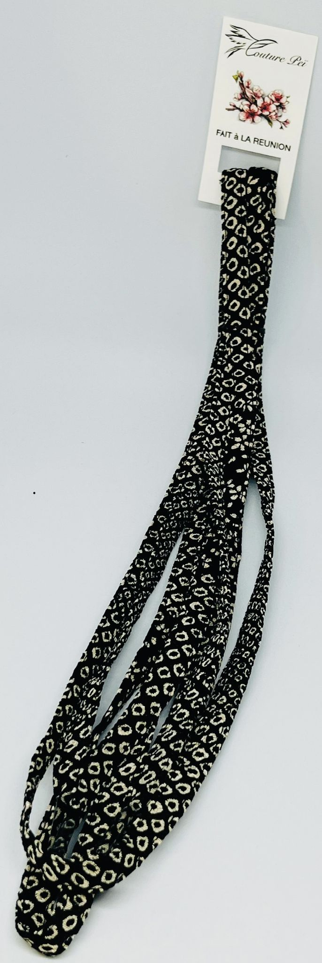 Lacet collection "Japon" noir 120 cm