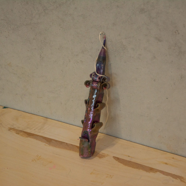 Vilde Tuv Candle (Dark Pink/Purple )