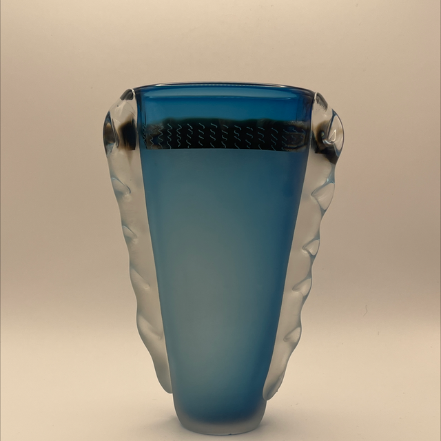 Jane Charles Blue Winged Vase – Signed