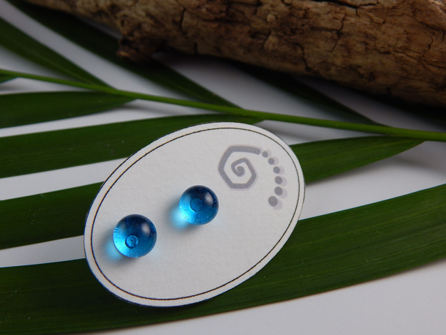 Boucles Puces - Bleu Clair