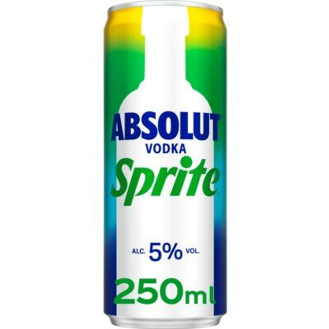 Absolut Vodka Sprite Sixpack