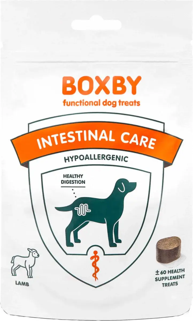 Boxby funkcinis skanėstas šunims Intestinal Care, 100g