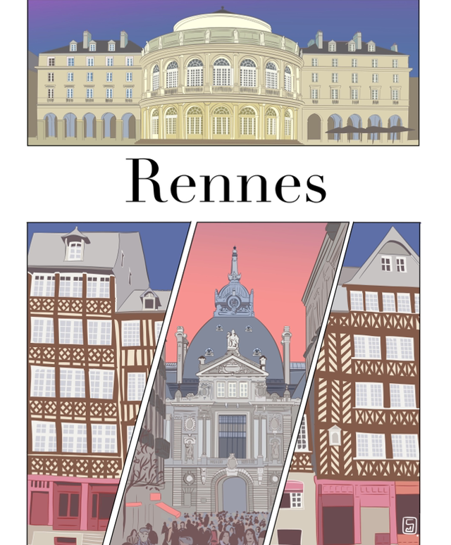 Rennes en BD