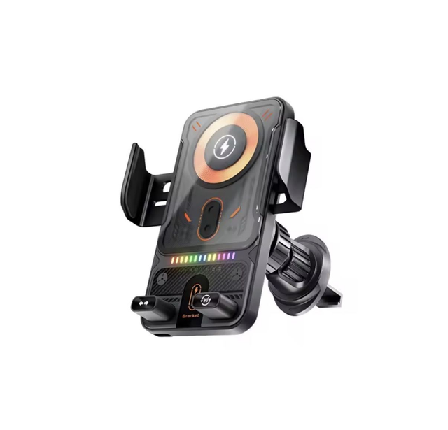 Support de Téléphone de Voiture avec Chargeur Sans Fil 15W à Serrage Automatique