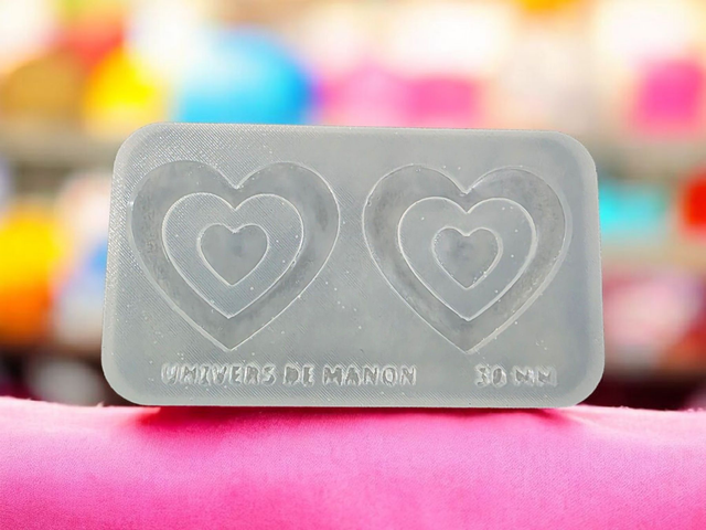 Moule Silicone boucle coeur 