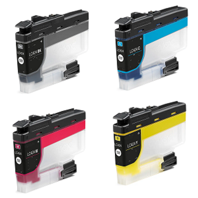 Yellow Compatible Brother DCP-J1200W-0.75K#LC424Y