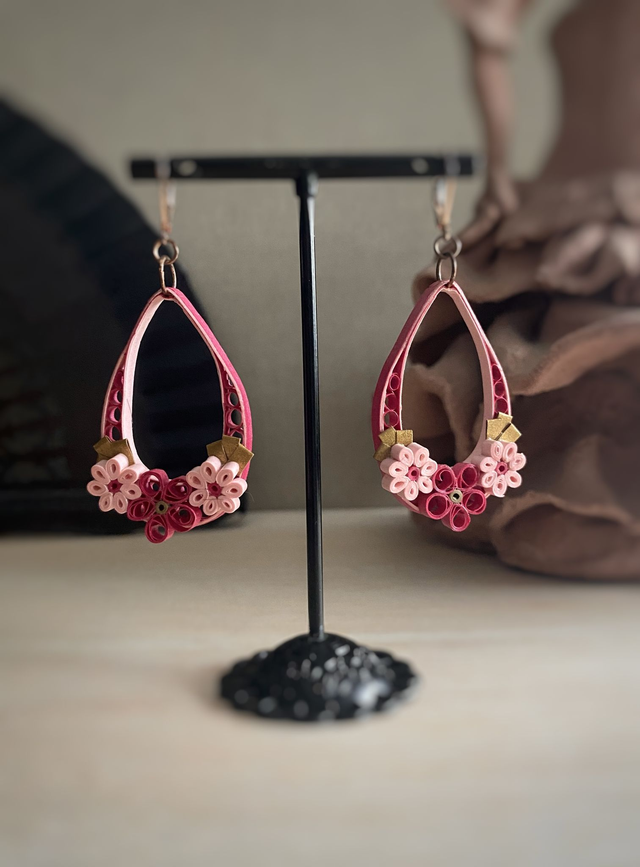 Flamenco sevillana flores