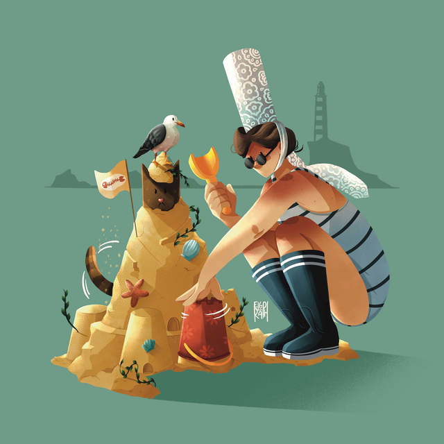 Le Chat-eau de sable