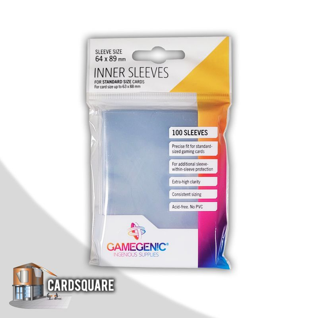 Gamegenic - Inner Sleeves - Standard - (100 Sleeves)