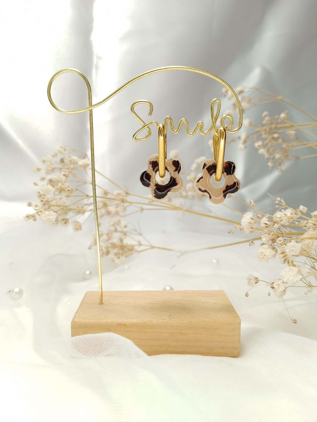 Boucles d'oreilles "Férocité Florale"