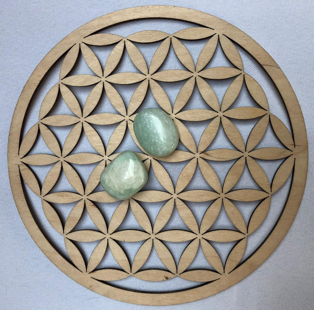 Pierre roulée en Amazonite