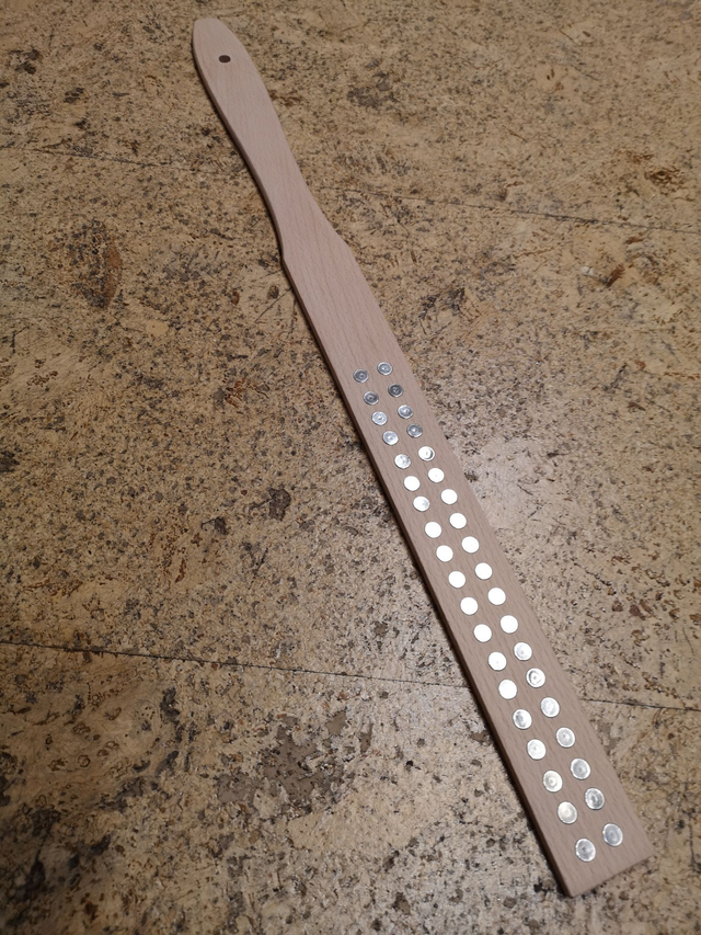 Paddel "Nieten glatt"