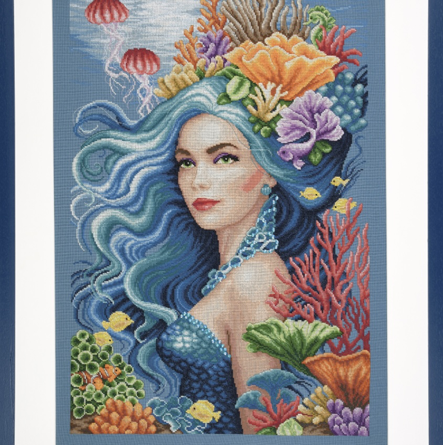 Lanarte - Counted Cross Stitch Kit: Beauty of the Sea: Evenweave