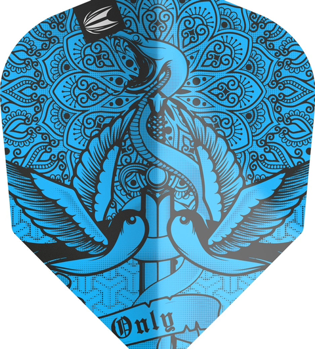 Target INK PRO.ULTRA BLUE NO6 DART FLIGHTS 5050807061945