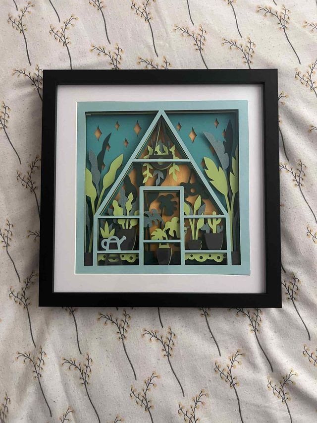 Green house Shadow box