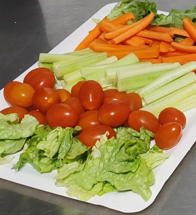 Plateau légumes croquants 