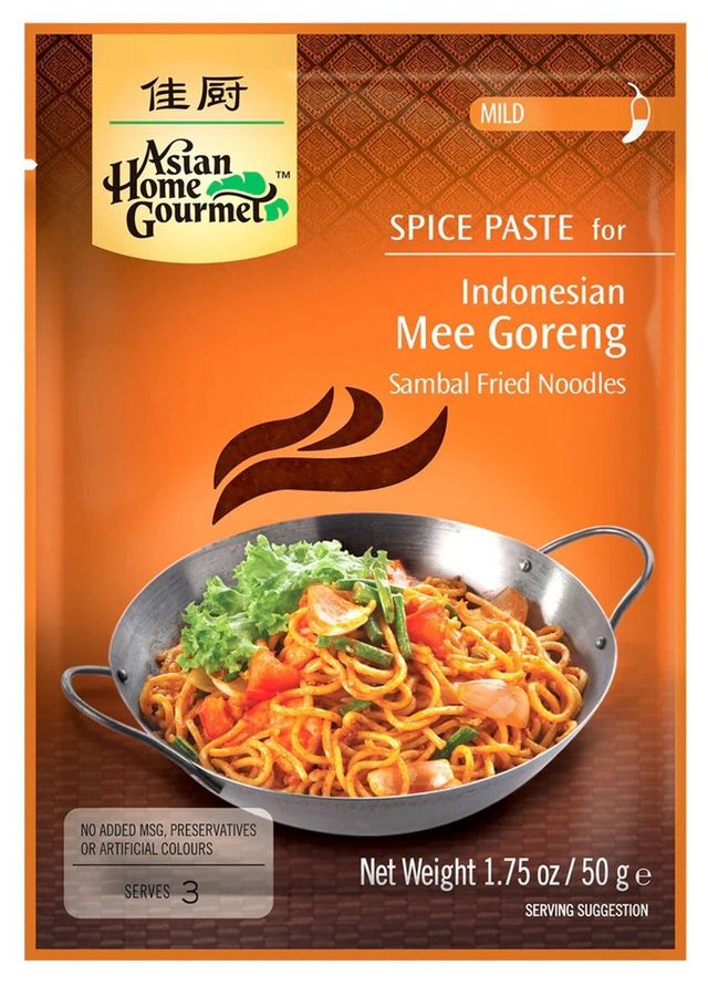 Asian Home Gourmet Spice Paste For Indonesian Mee Goreng Sambal Fried Noodles 50g