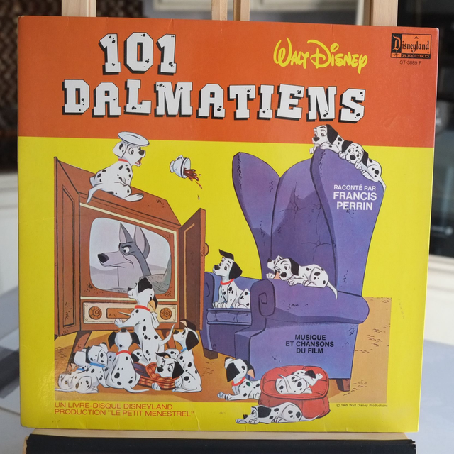 Les  101 Dalmatiens - Livre disque