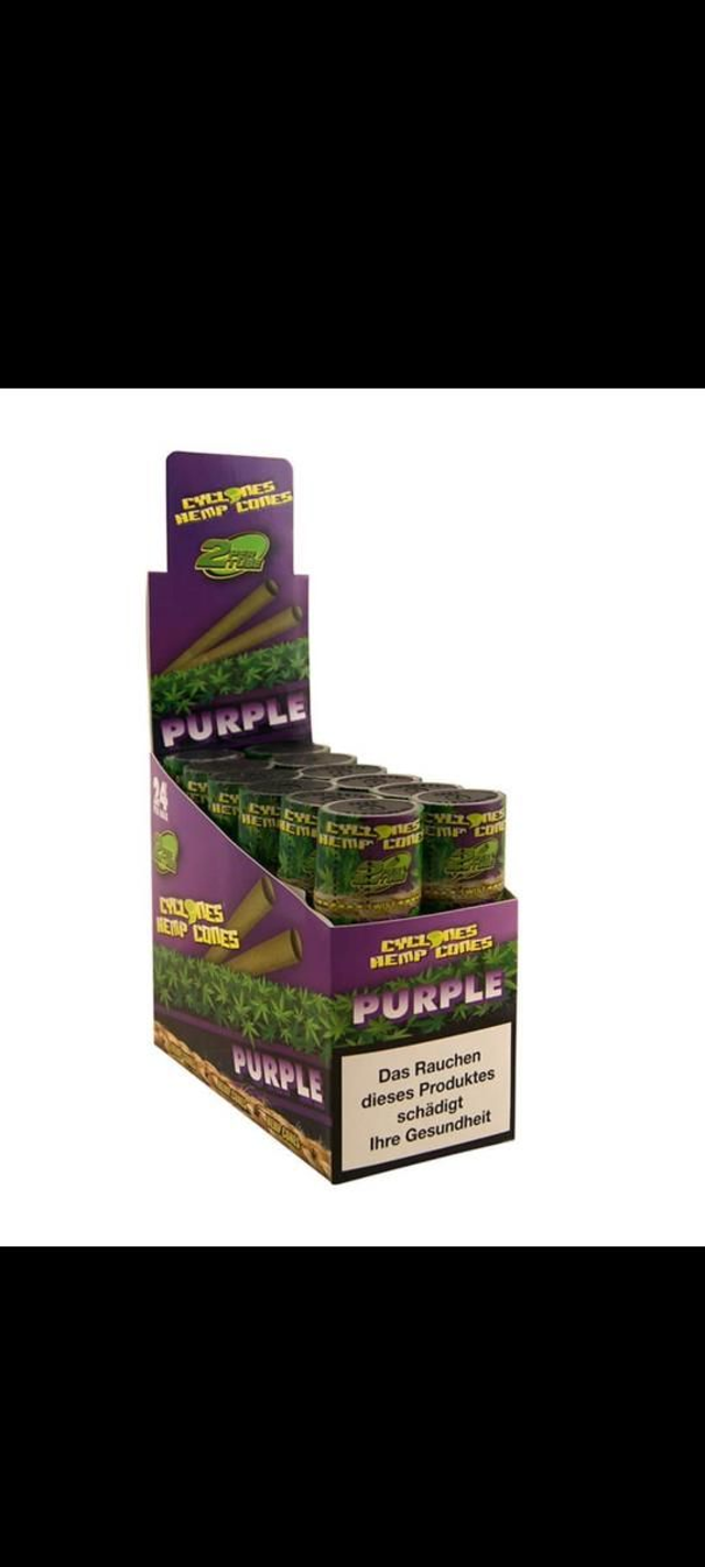 Cyclones Hemp Cones Purple

