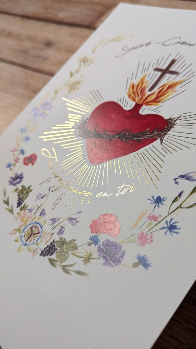 Reproduction 13x18 cm Sacré-Cœur 