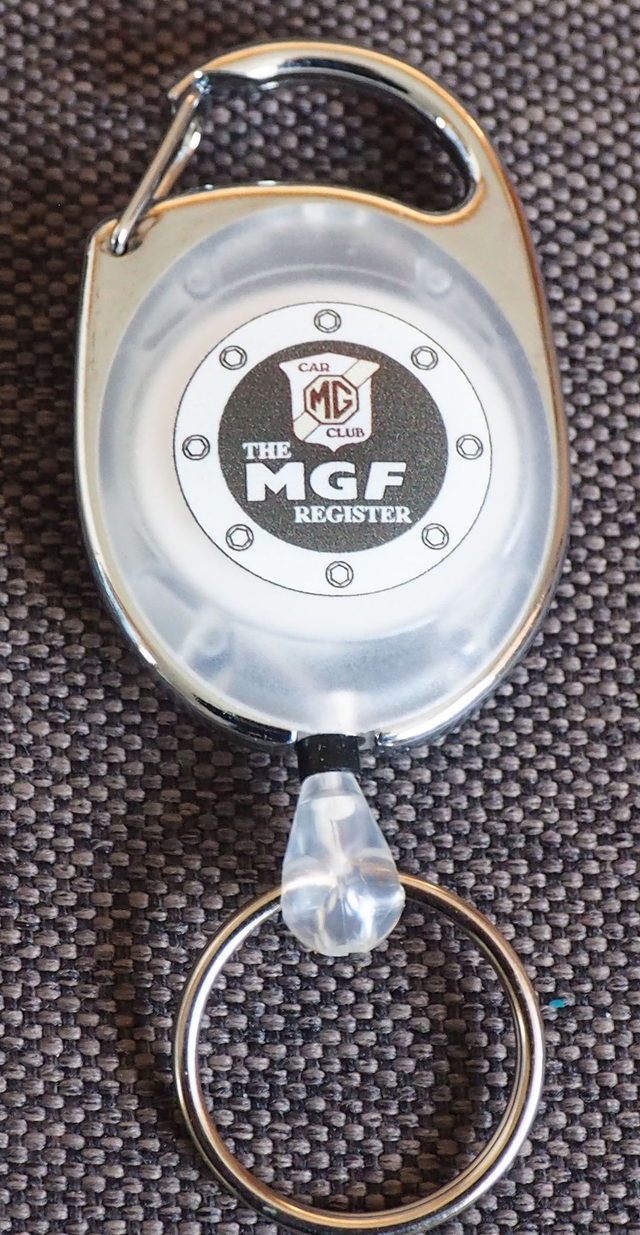 MGF Register Retractable Key Ring