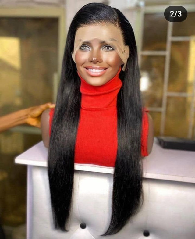 Perruque cheveux 100% indien lisse avec full lace 18/28 pouces