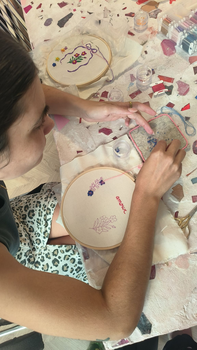 Lundi 28 Juillet - Initie toi à la broderie