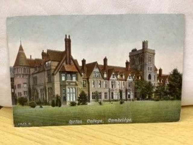 Girton College, Cambridge, Cambridgeshire, posted 1905 Hartmann postcard. Our Ref  No. R264 £2.50