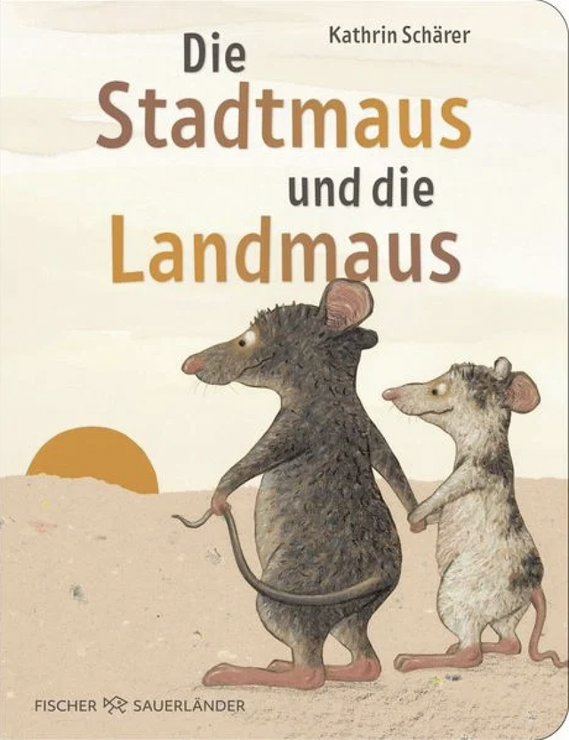 Die Stadtmaus und die Landmaus - Pappbuch