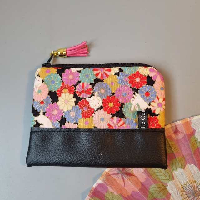 Porte-monnaie zippé "Lapinou"