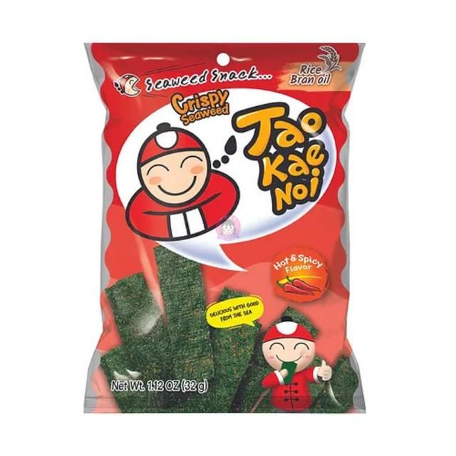 Tao Kae Noi Crispy Seaweed Hot &amp; Spicy 32g