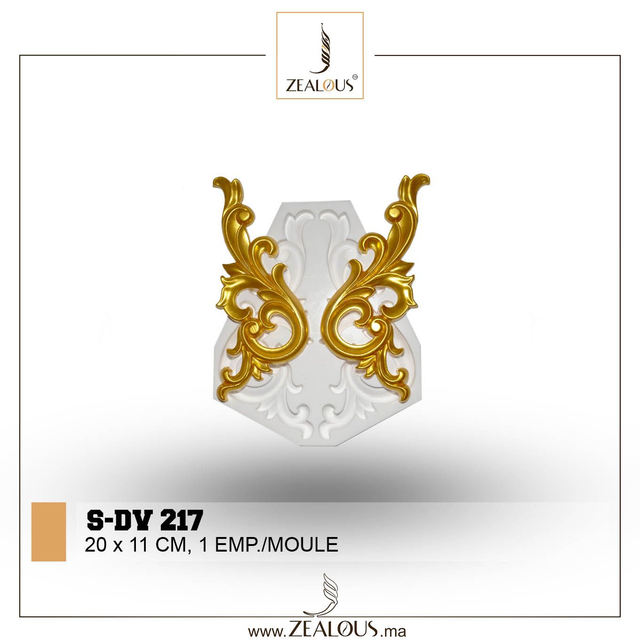 S-DV217 Cake Chocolate and Fondant Silicon Moulds