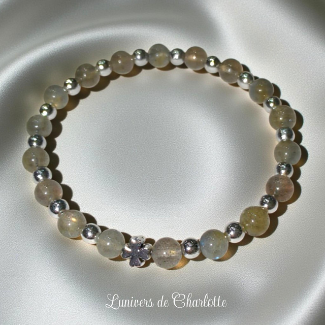 Bracelet "Labradorite" - Perle 6 mm - REF43