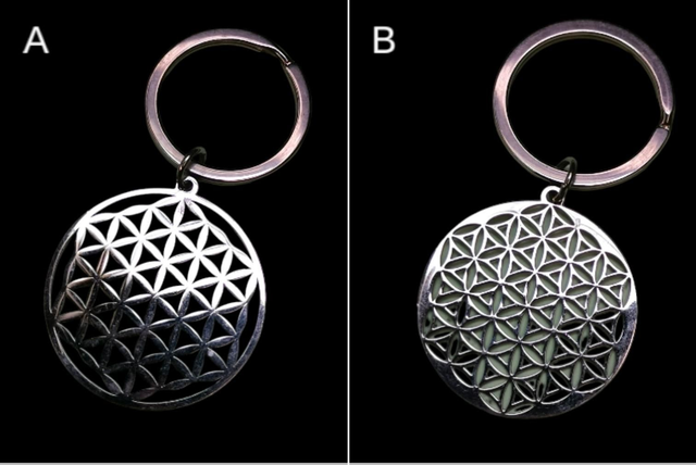 Porte clé fleur de vie 