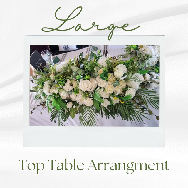 Large Top Table Arrangment