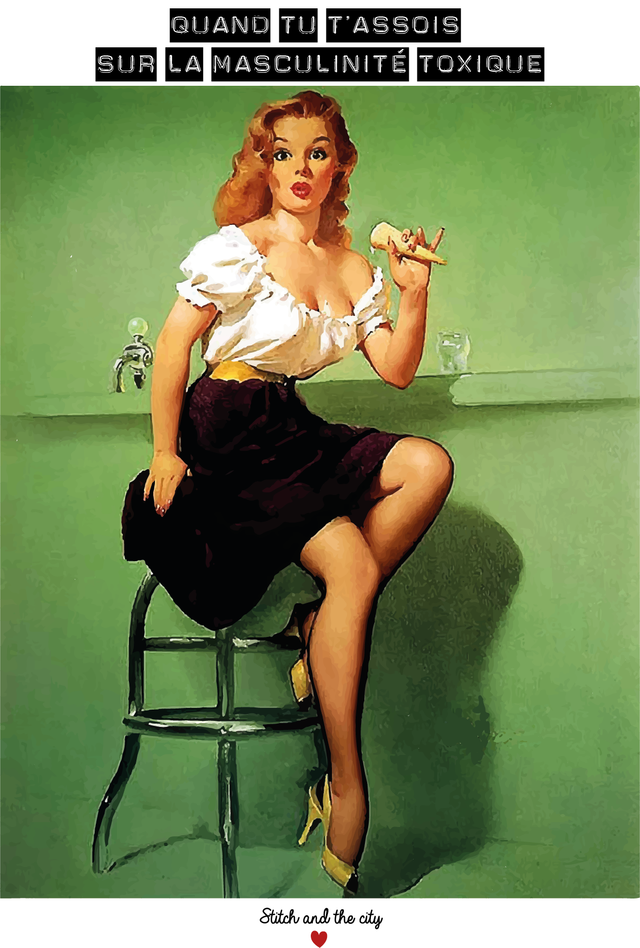 Carte Quand tu t&#039;assois sur la masculinité toxique