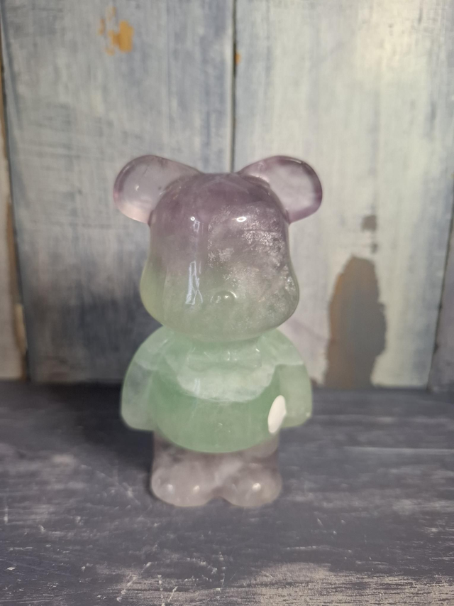 Watermelon Fluorite Bear