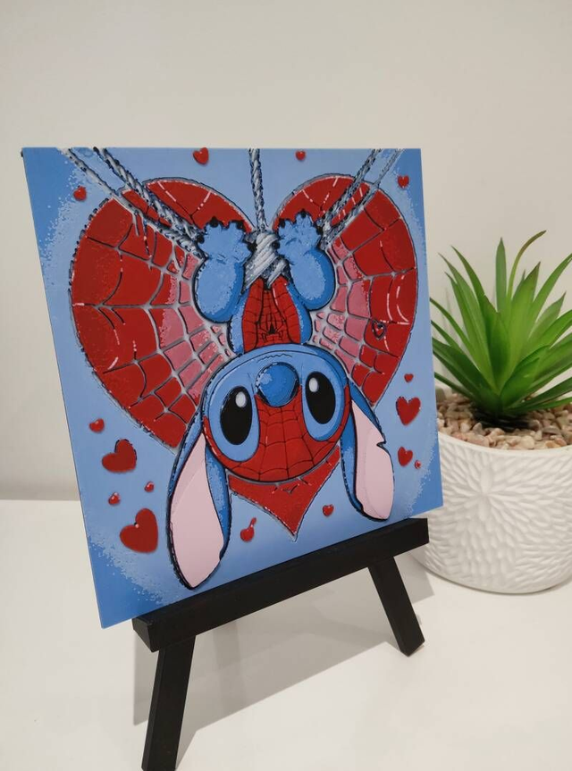 Stitch Spidey Love