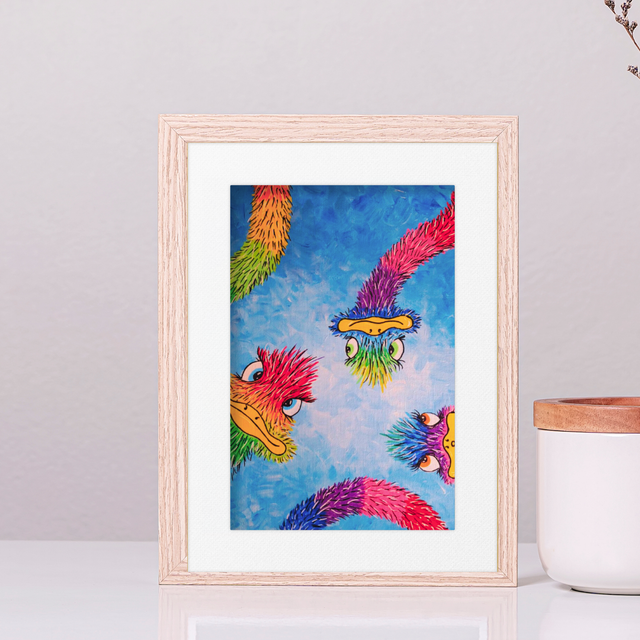 Struisvogel 3 | Print A4