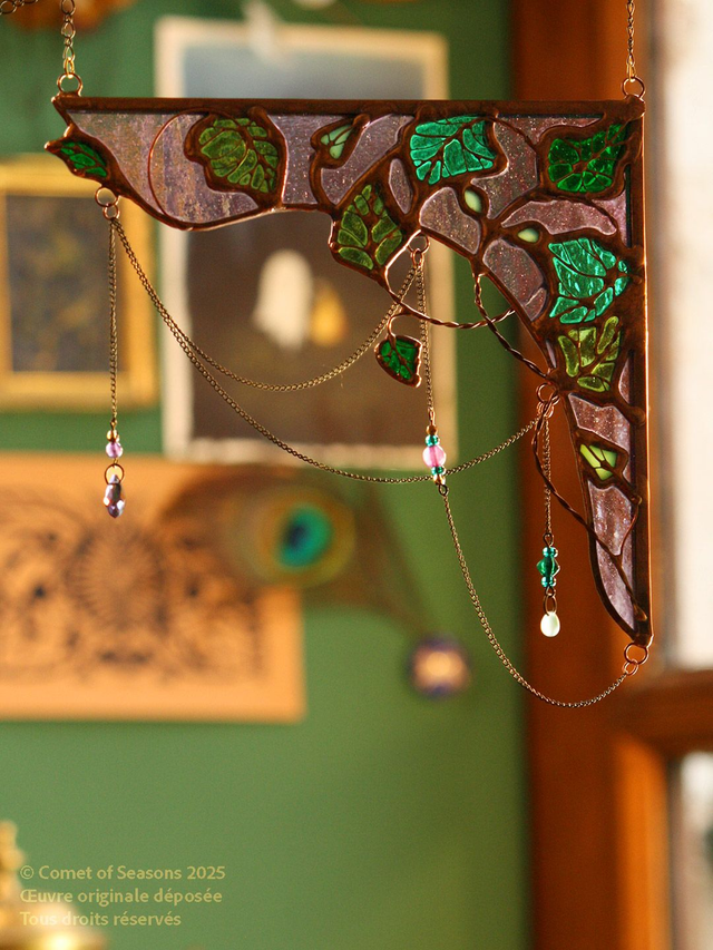 Angle lierre enchanté droit