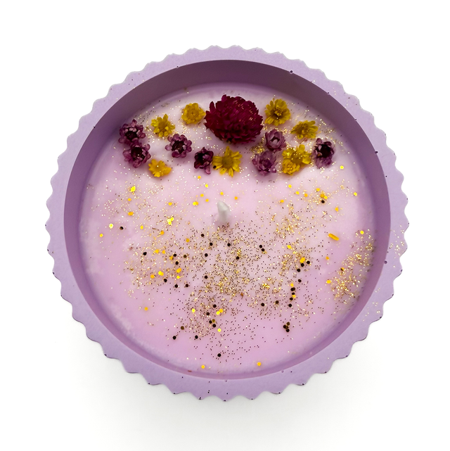 Bougie artisanale parfumée - « Raiponce »